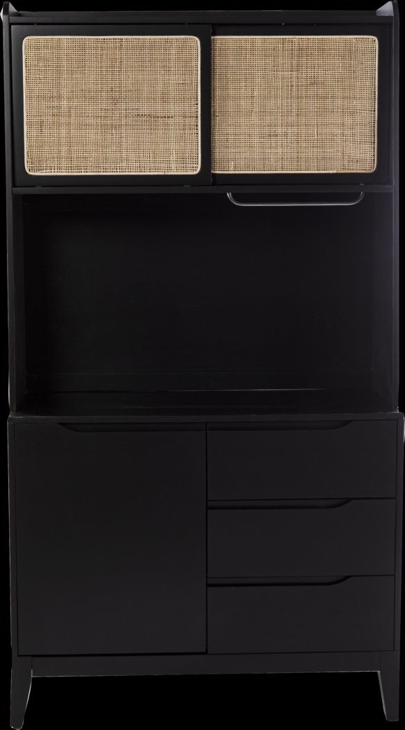 Interparke Black China Cabinet - Thumbnail - Image 2