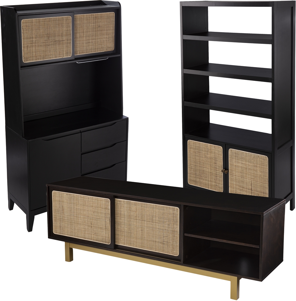 Interparke Black China Cabinet - Thumbnail - Image 11