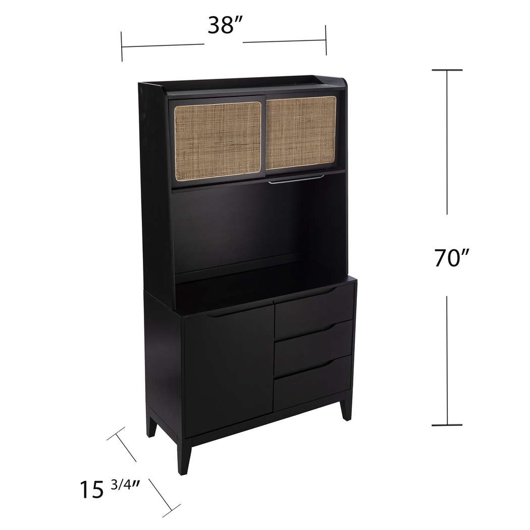 Interparke Black China Cabinet - Thumbnail - Image 10