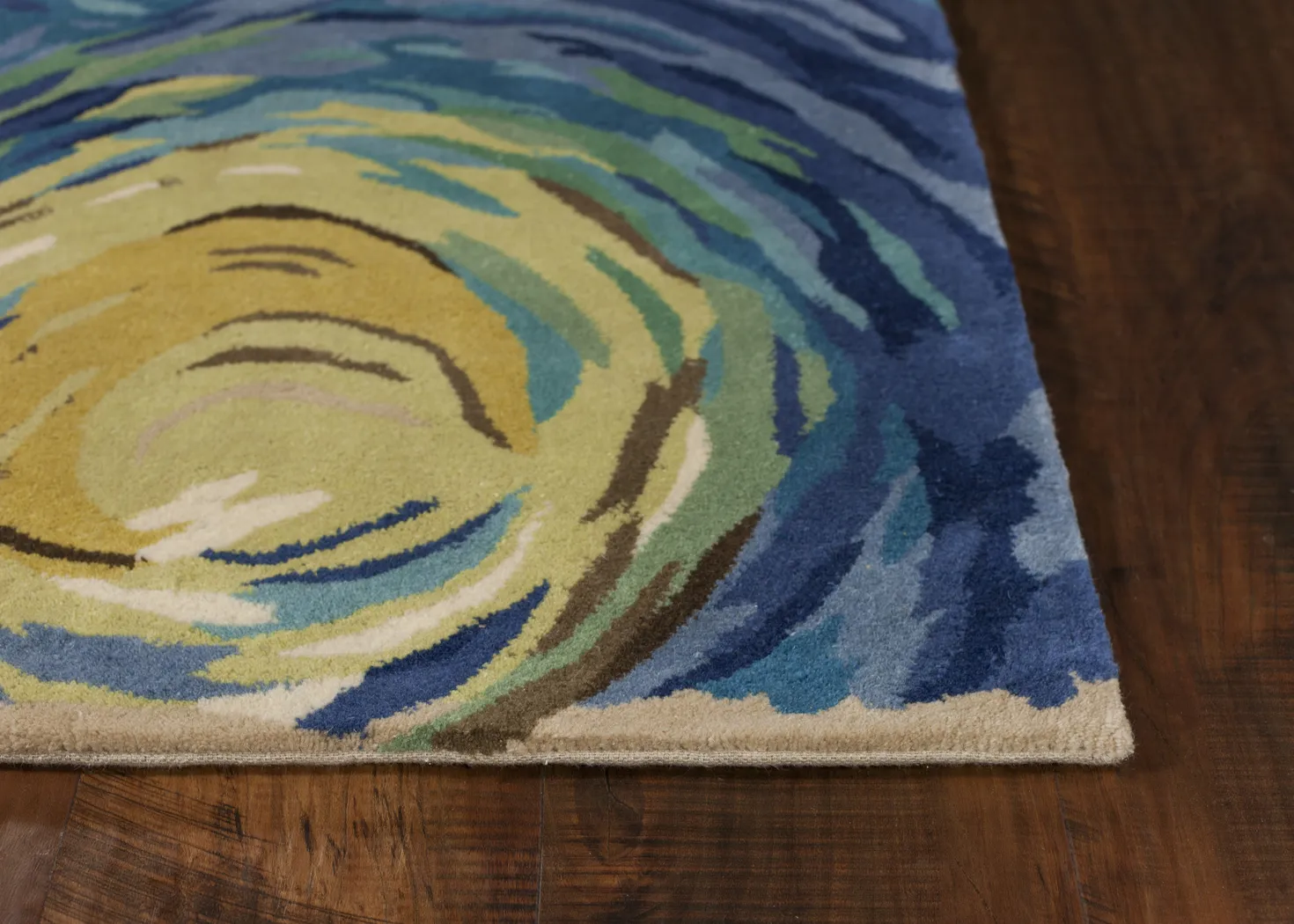 Interstellar Nights Blue 7'9 x 9'9 Rug - Thumbnail - Image 2