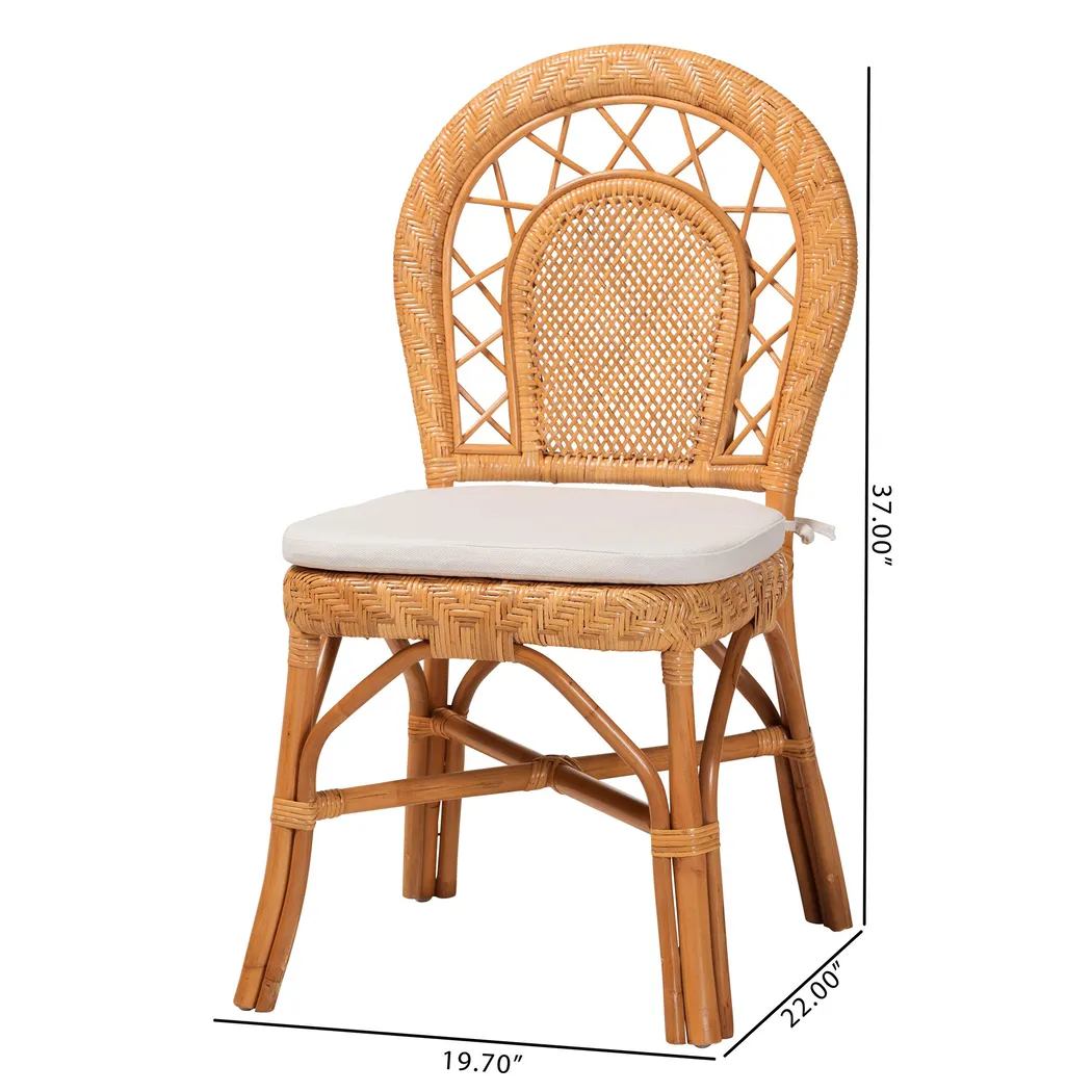 Inula Brown Side Chair - Thumbnail - Image 5