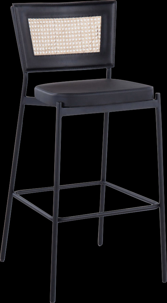 Inverary Black Barstool, Set of 2 - Thumbnail - Image 3