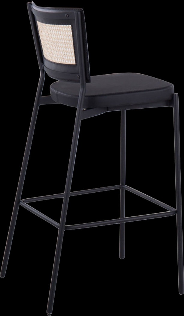 Inverary Black Barstool, Set of 2 - Thumbnail - Image 7