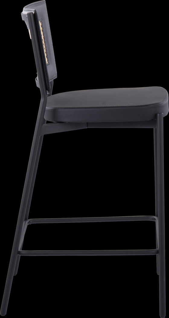 Inverary Black Counter Height Stool, Set of 2 - Thumbnail - Image 6