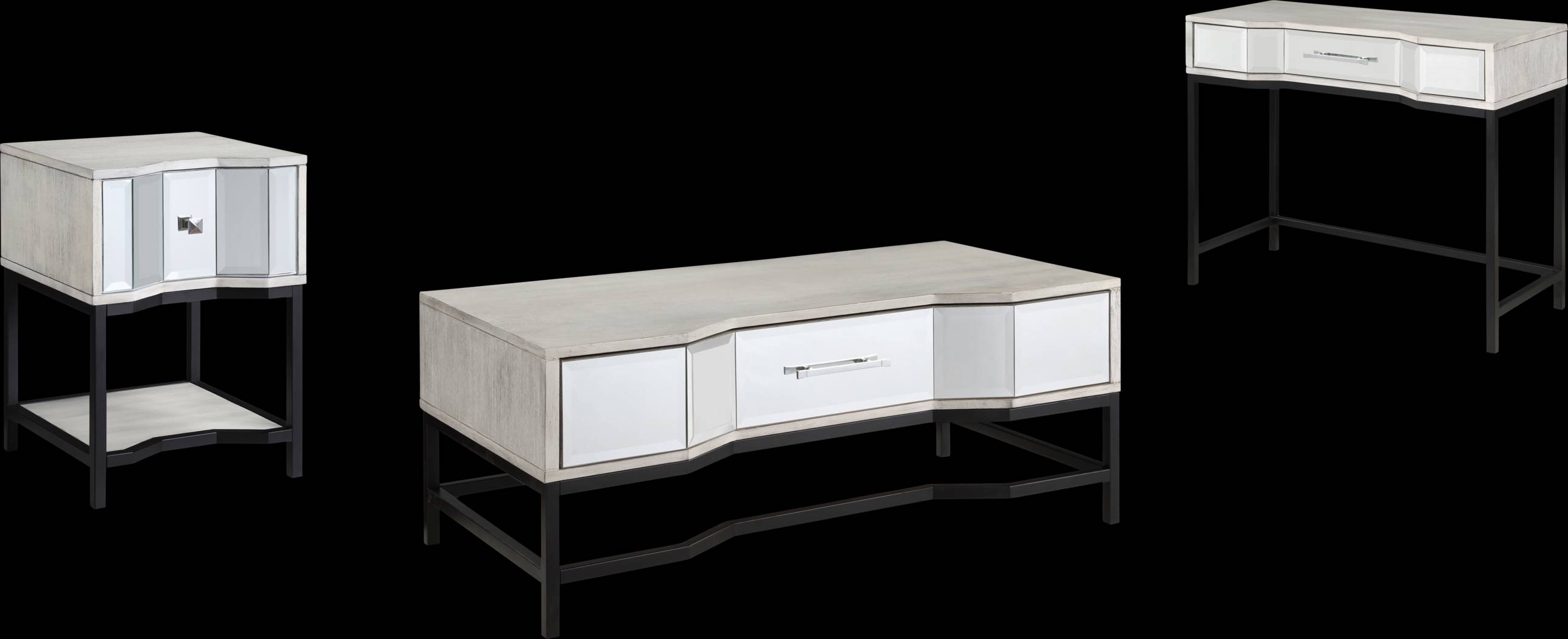 Inverleigh White Cocktail Table - Thumbnail - Image 6