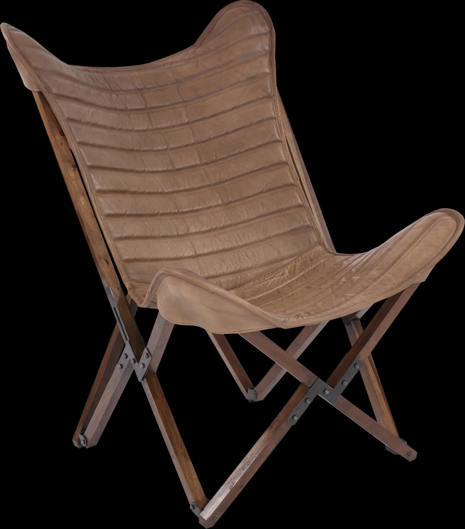 Inyo Brown Accent Chair - Thumbnail - Image 1