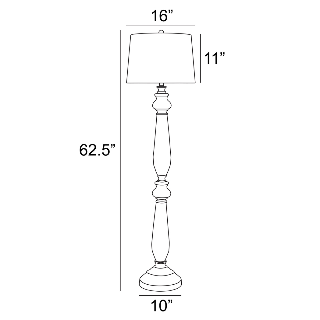 Ipco Estates Brown Floor Lamp - Thumbnail - Image 4