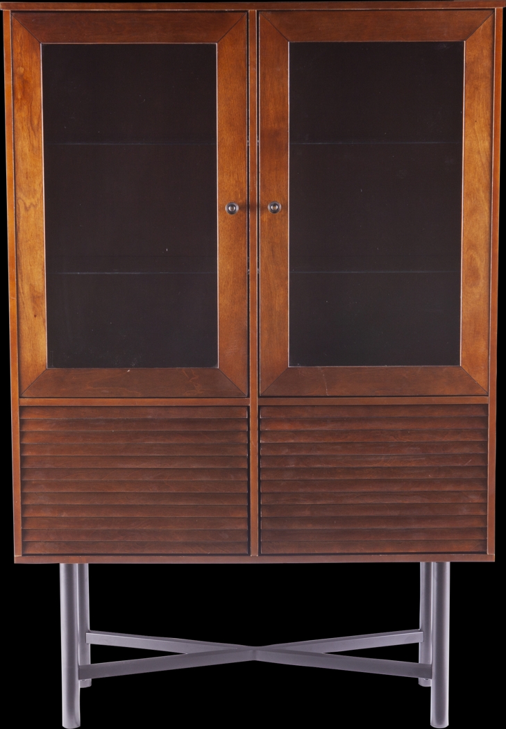 Ipswith Brown Curio Cabinet - Thumbnail - Image 1