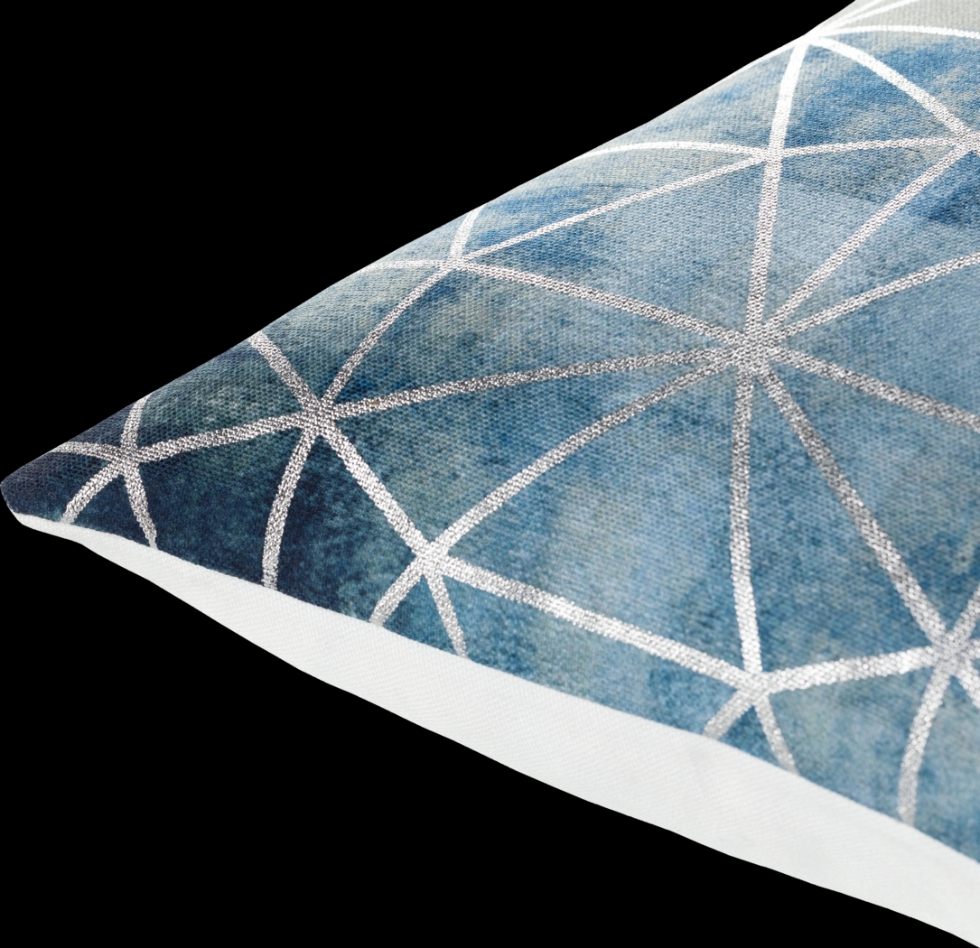 Iraida Aqua Accent Pillow - Thumbnail - Image 3