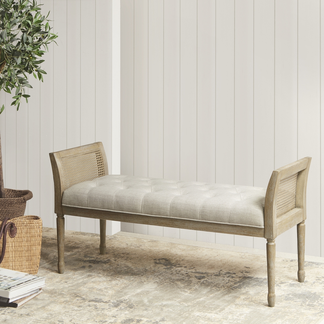 Iralou Natural Accent Bench - Thumbnail - Image 7