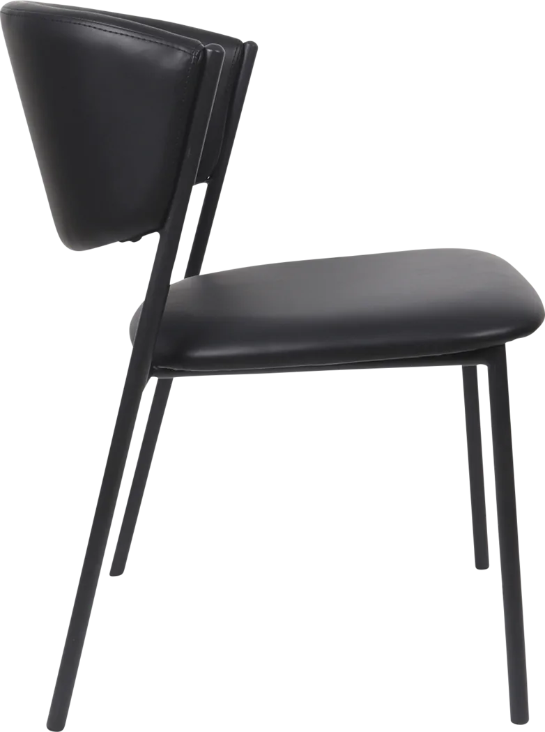 Iramse Black Side Chair, Set of 4 - Thumbnail - Image 7