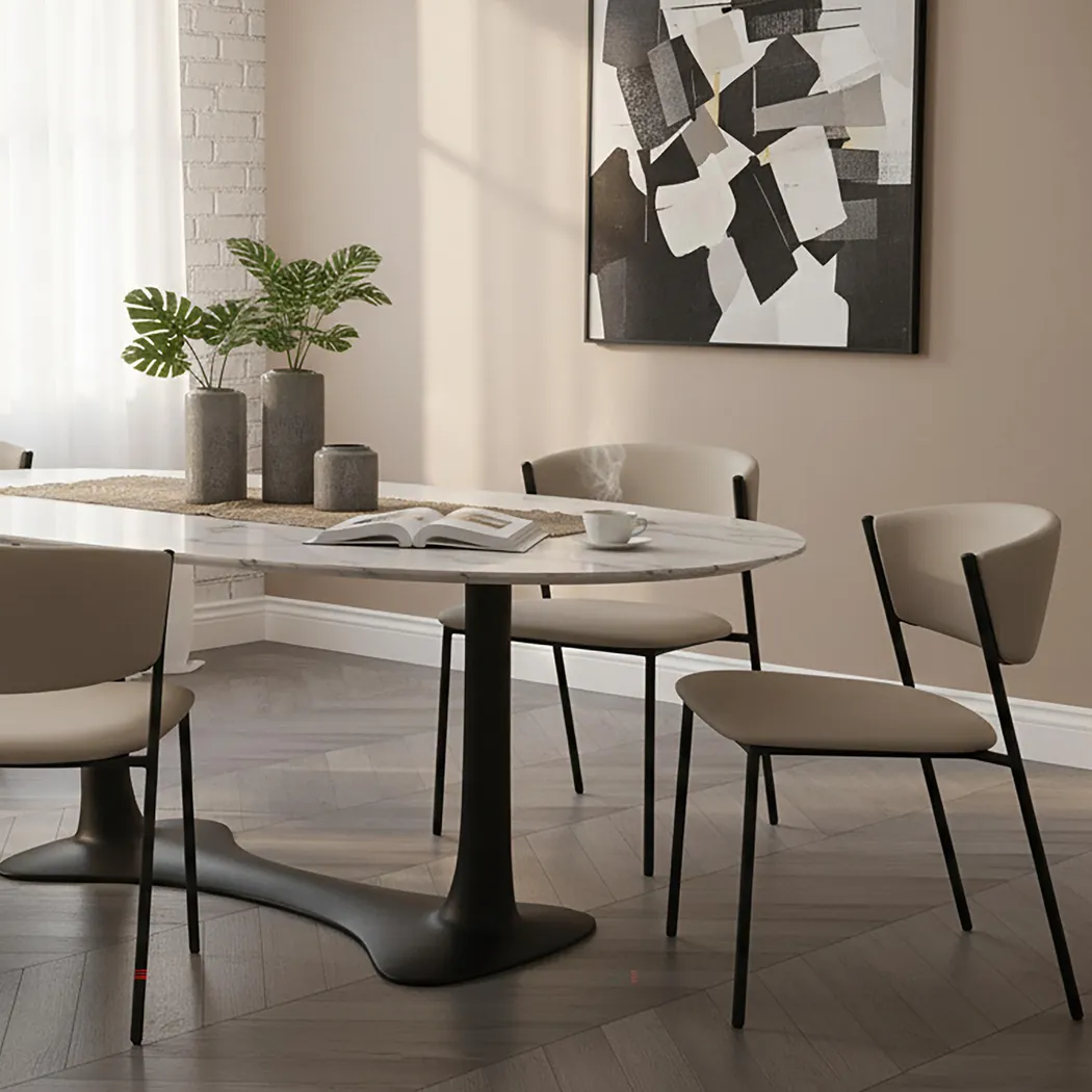Iramse Gray Side Chair, Set of 4 - Thumbnail - Image 2