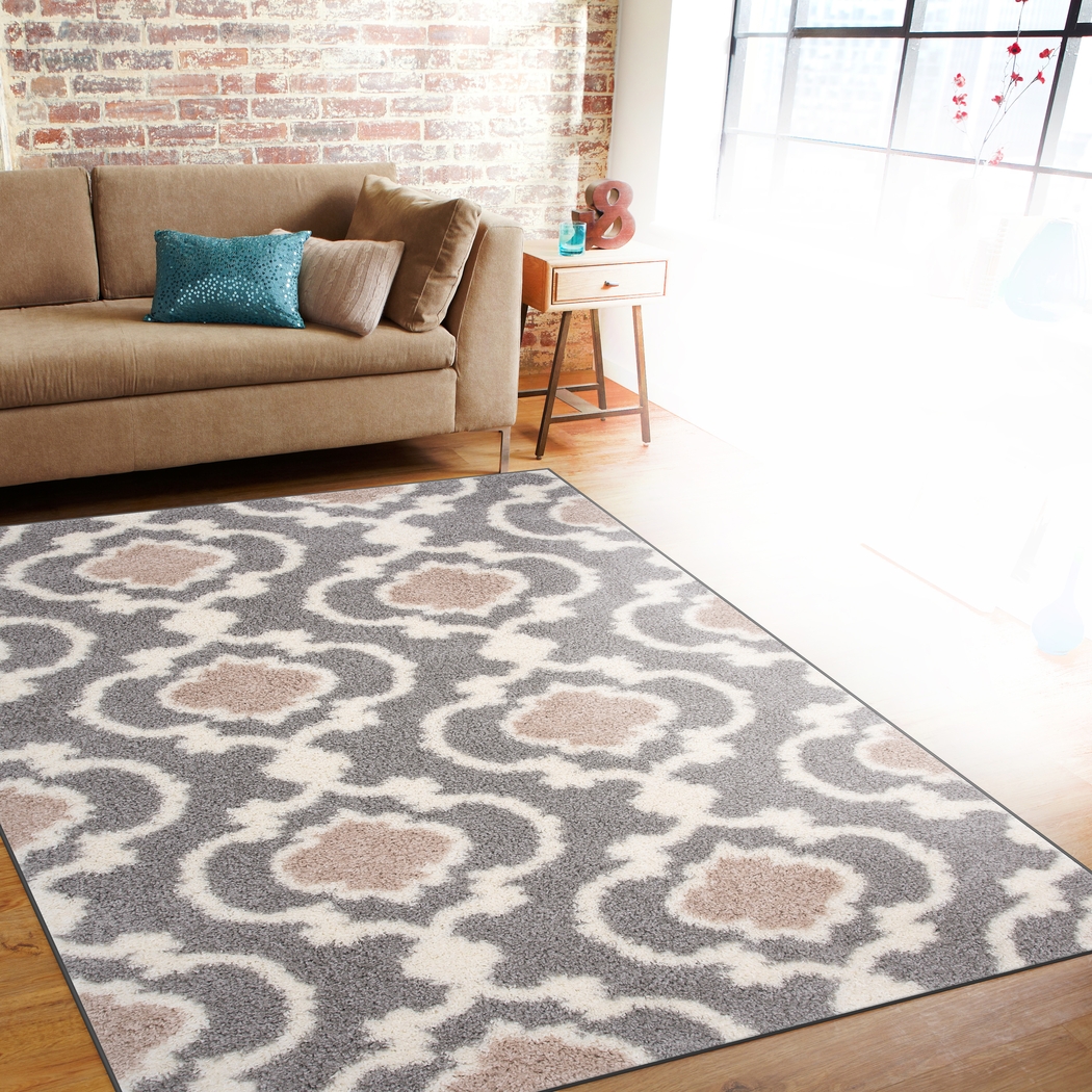Irenee Gray 7'10 x 10' Rug - Thumbnail - Image 4