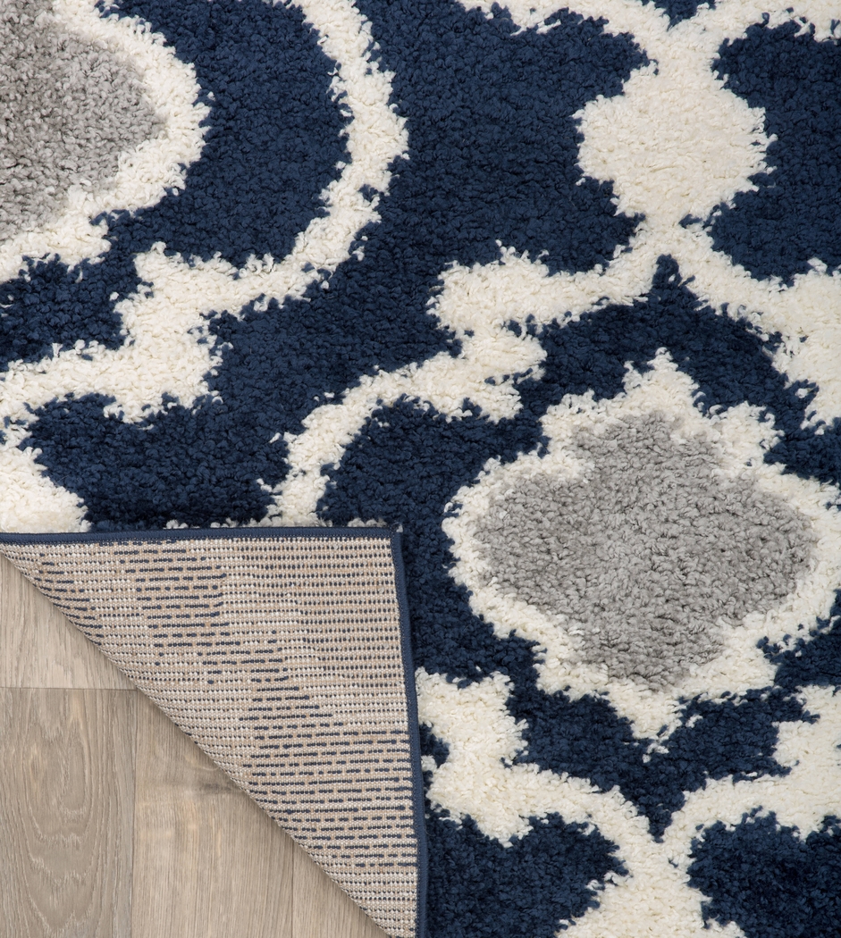 Irenee Navy 7'10 x 10' Rug - Thumbnail - Image 2