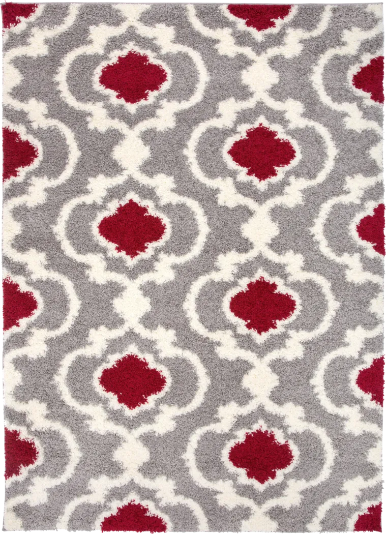 Irenee Red 3'3 x 5' Rug - Thumbnail - Image 1