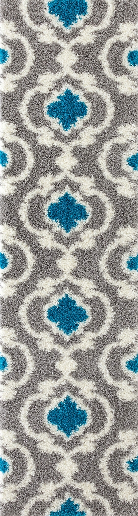 Irenee Turquoise 2' x 7'2 Runner Rug - Thumbnail - Image 1