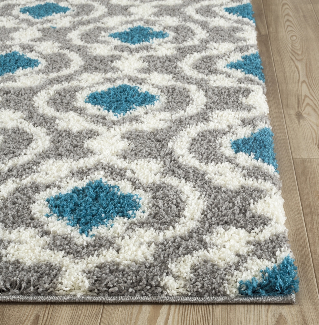Irenee Turquoise 5'3 x 7'3 Rug - Thumbnail - Image 2