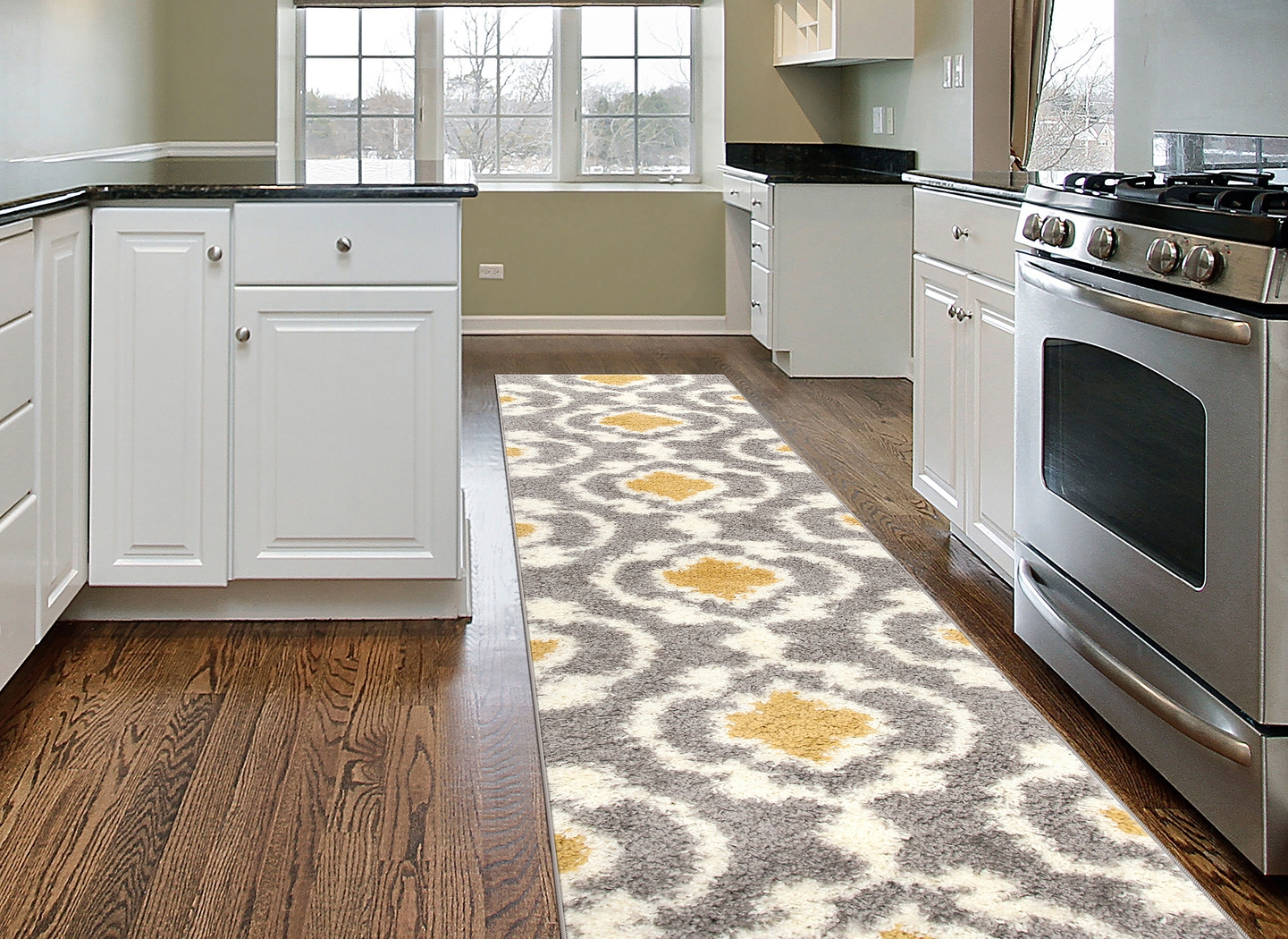 Irenee Yellow 2' x 7'2 Runner Rug - Thumbnail - Image 3