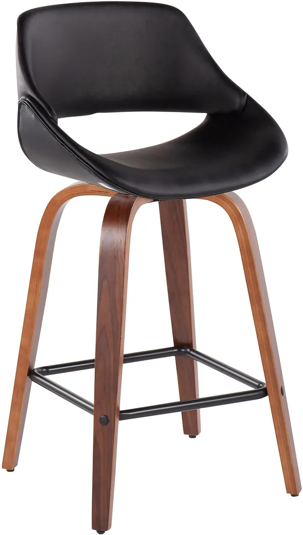 Irenor Black Counter Height Stool, Set of 2 - Thumbnail - Image 2