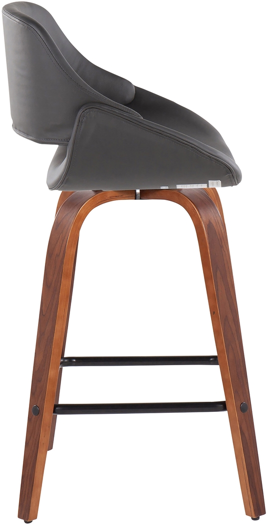 Irenor Gray Counter Height Stool, Set of 2 - Thumbnail - Image 3