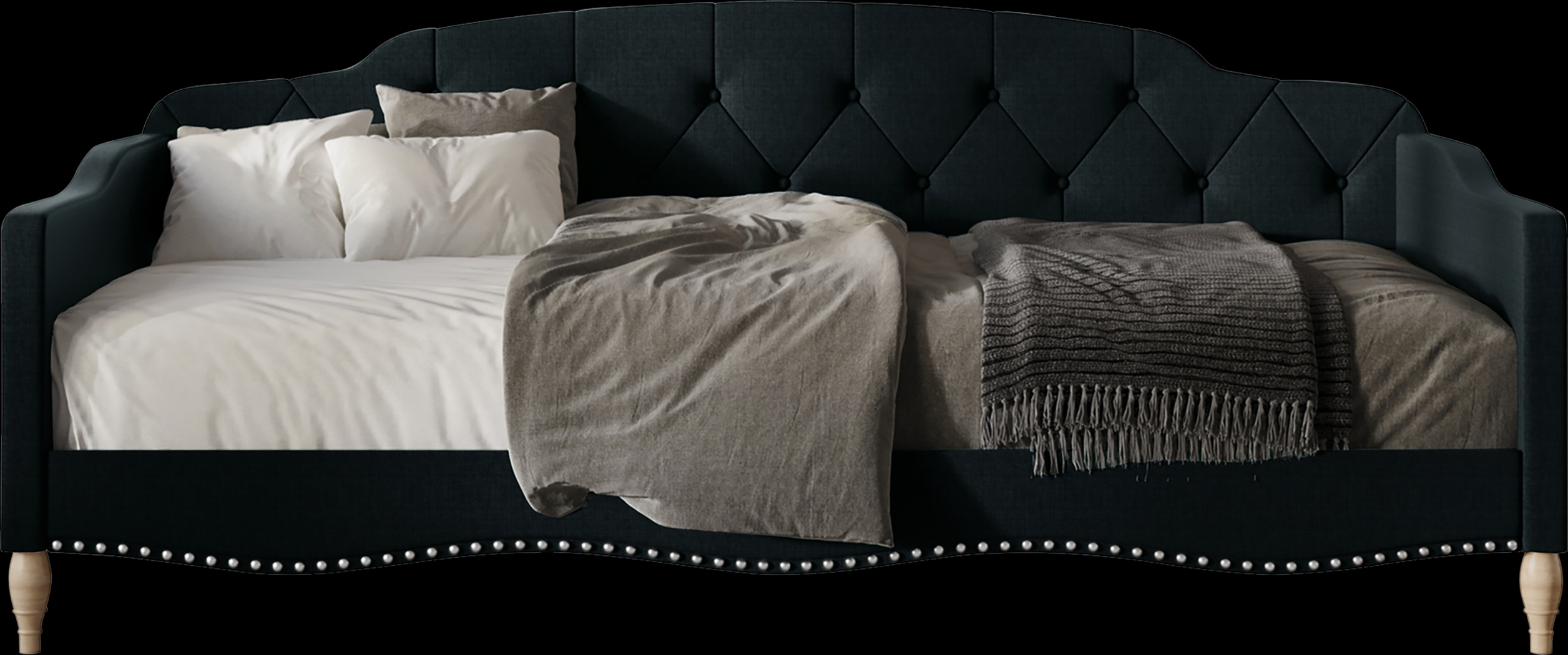 Iroby Charcoal Twin Daybed - Thumbnail - Image 3