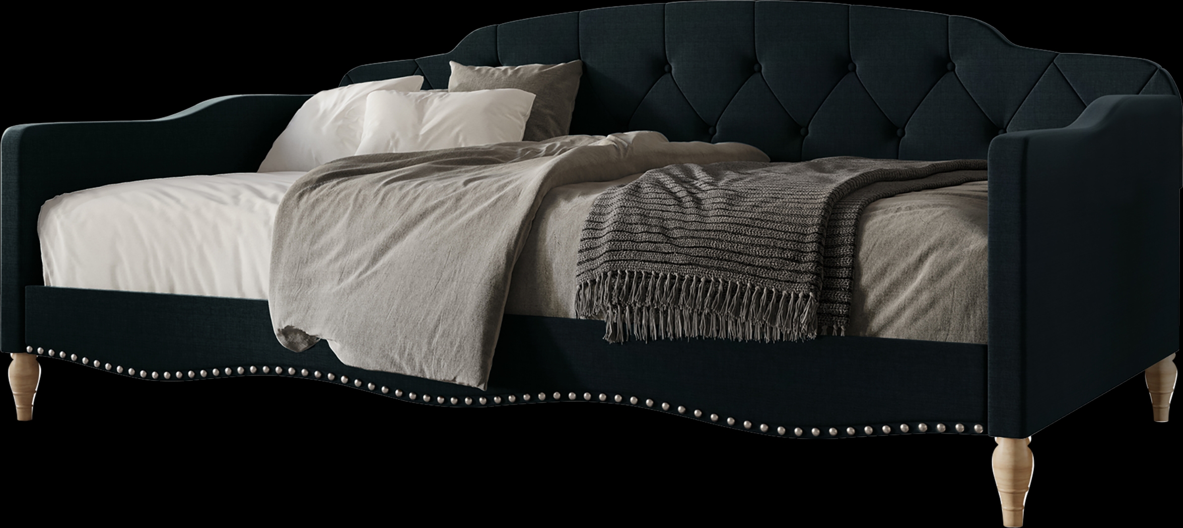 Iroby Charcoal Twin Daybed - Thumbnail - Image 1