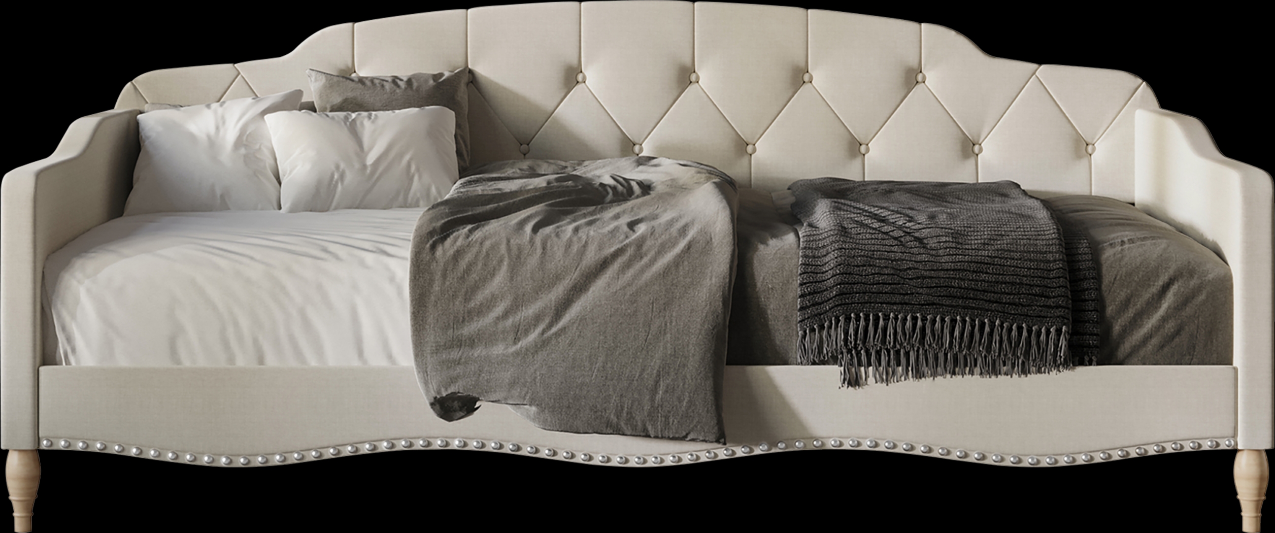 Iroby Gray Twin Daybed - Thumbnail - Image 6