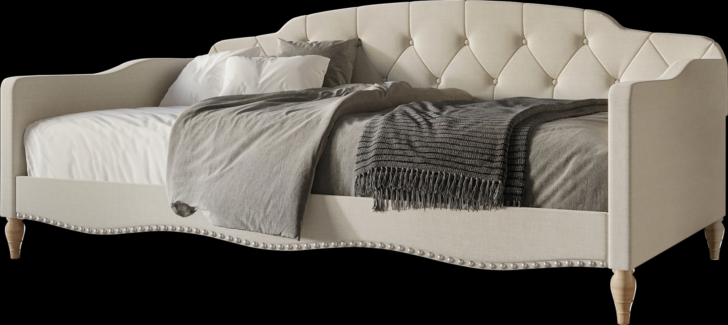 Iroby Gray Twin Daybed - Thumbnail - Image 1
