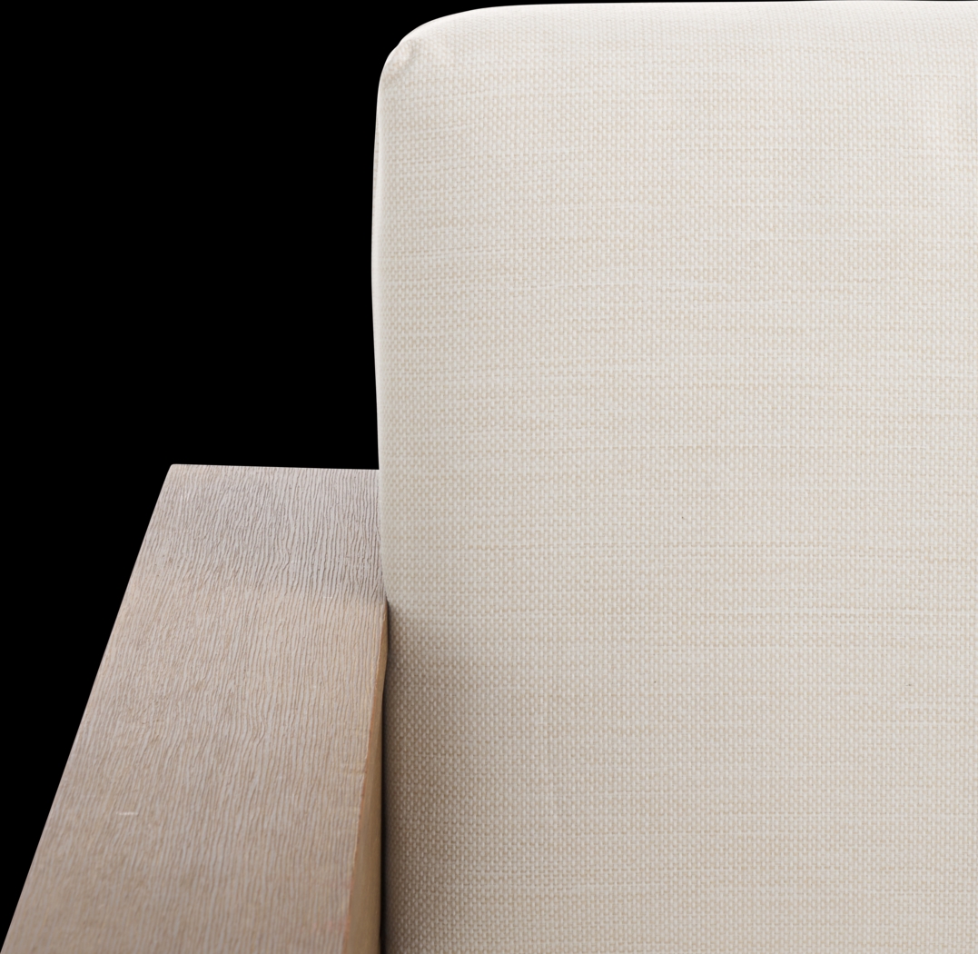 Irocana Natural Outdoor Sofa with Beige Cushions - Thumbnail - Image 5