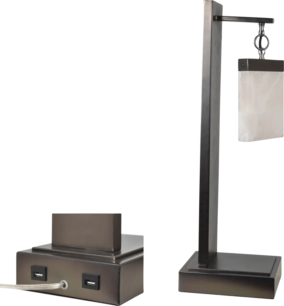 Iroquois Gate Gunmetal Lamp - Thumbnail - Image 2