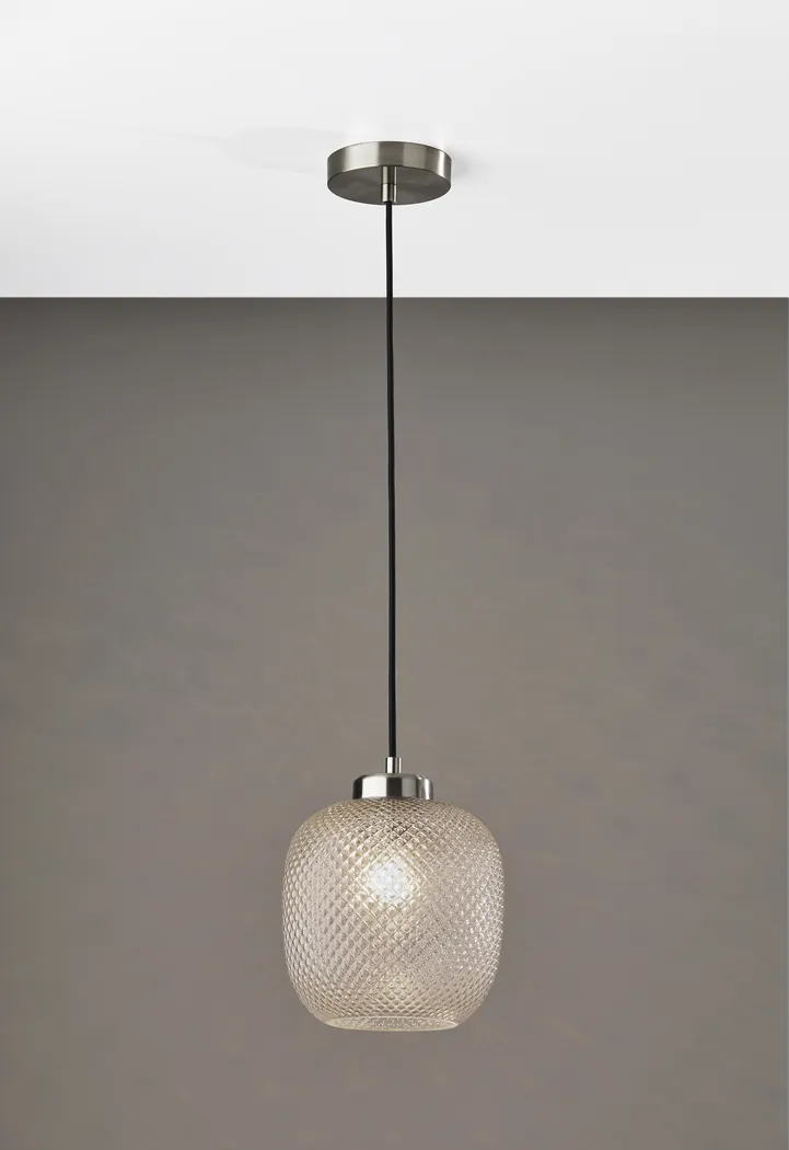 Iroquois Loop Brushed Steel Pendant - Thumbnail - Image 2