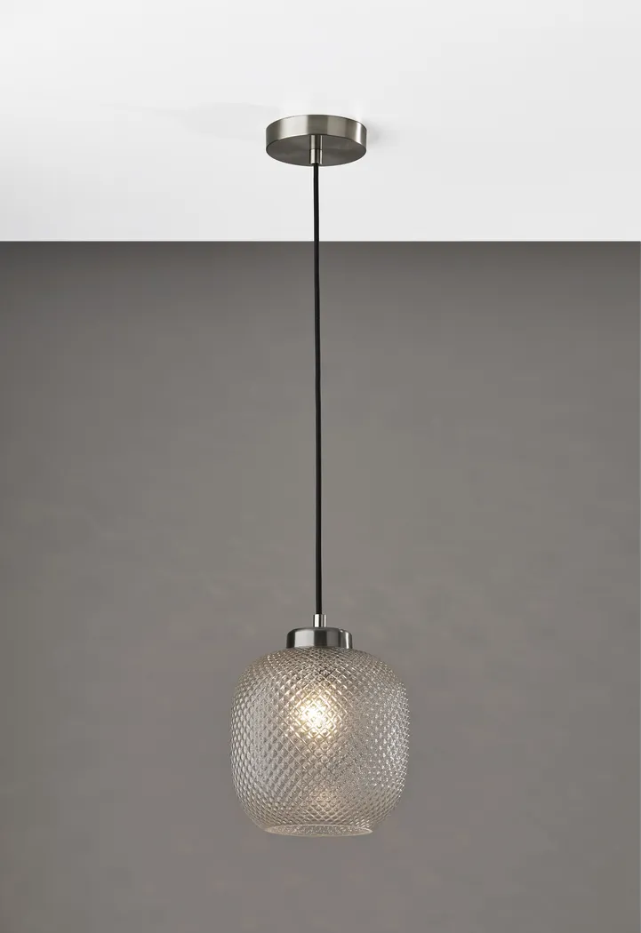 Iroquois Loop Brushed Steel Pendant - Thumbnail - Image 4