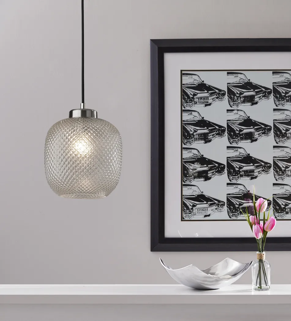 Iroquois Loop Brushed Steel Pendant - Thumbnail - Image 5