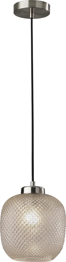 Iroquois Loop Brushed Steel Pendant - Thumbnail - Image 1