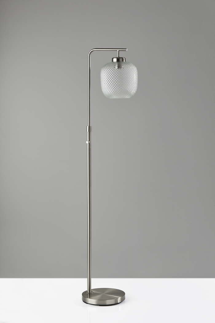 Iroquois Loop Clear Glass Floor  Lamp - Thumbnail - Image 2