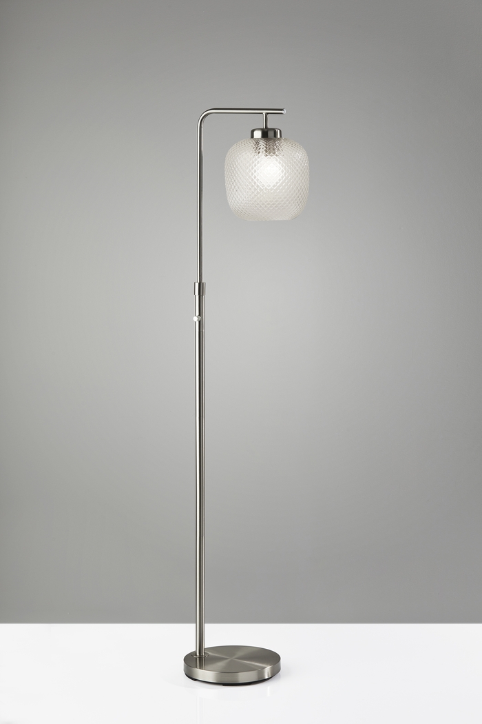 Iroquois Loop Clear Glass Floor  Lamp - Thumbnail - Image 3