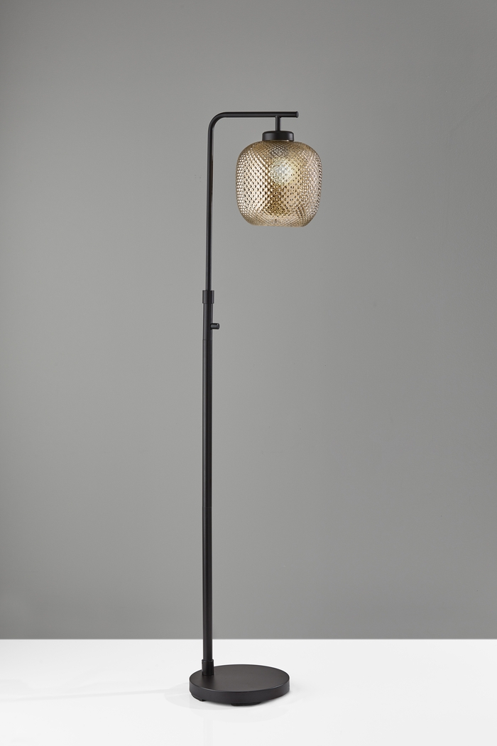 Iroquois Loop Mercury Glass Floor Lamp - Thumbnail - Image 3
