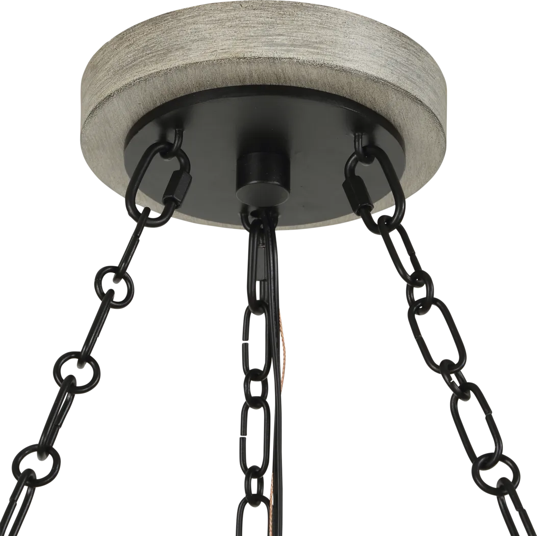 Irribo Black Indoor/Outdoor Chandelier - Thumbnail - Image 4