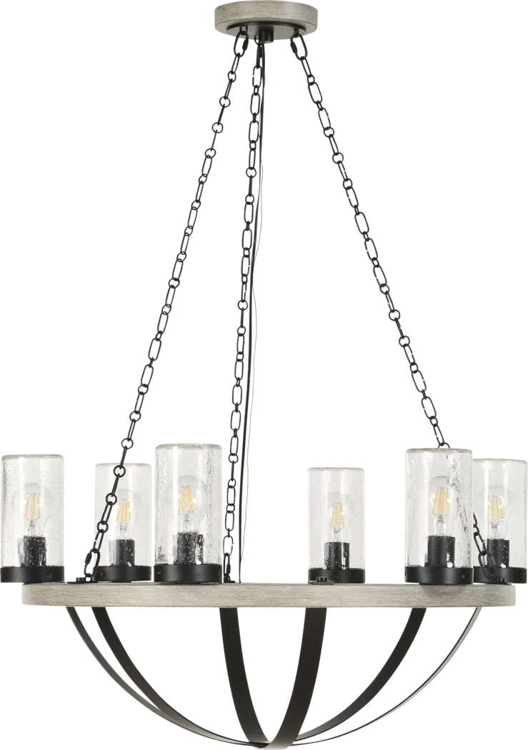 Irribo Black Indoor/Outdoor Chandelier - Thumbnail - Image 5