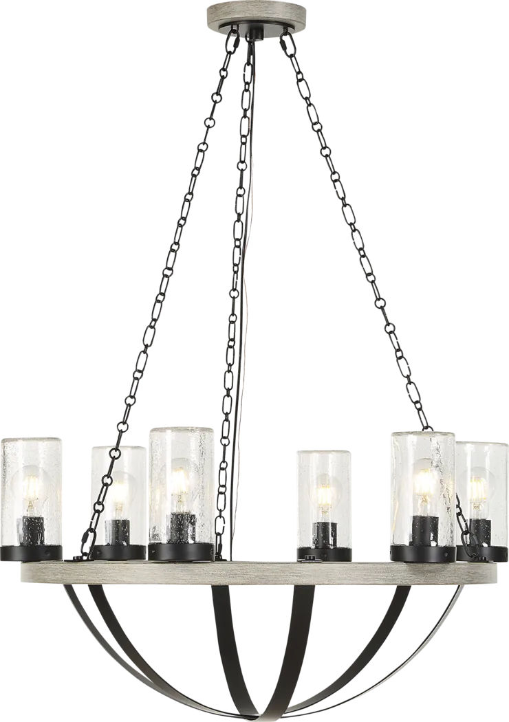 Irribo Black Indoor/Outdoor Chandelier - Thumbnail - Image 6