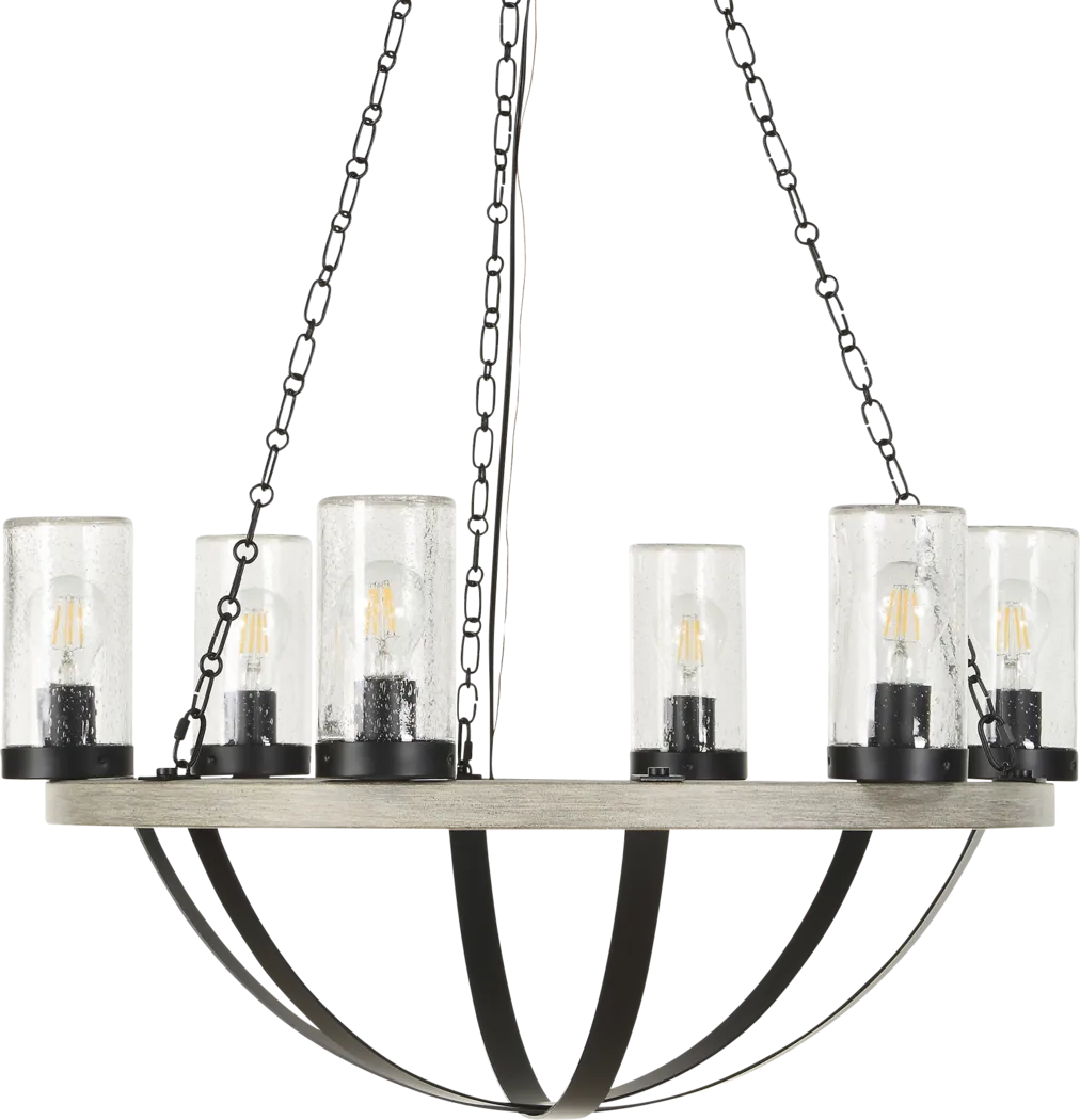 Irribo Black Indoor/Outdoor Chandelier - Thumbnail - Image 7