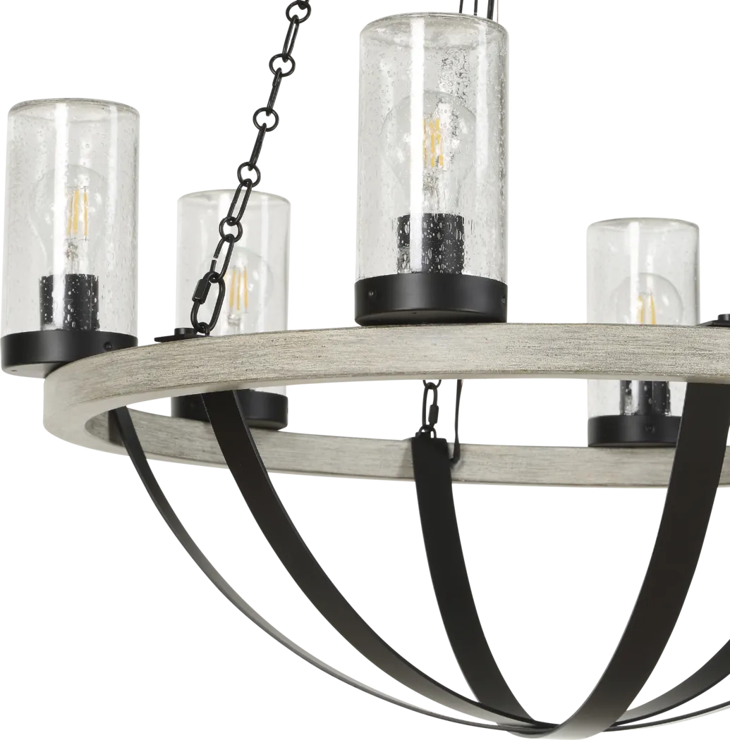 Irribo Black Indoor/Outdoor Chandelier - Thumbnail - Image 8