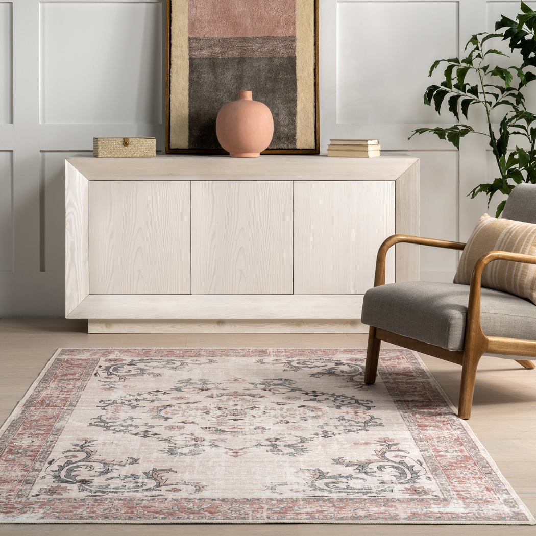 Iruna Light Gray 4' x 6' Rug - Thumbnail - Image 8