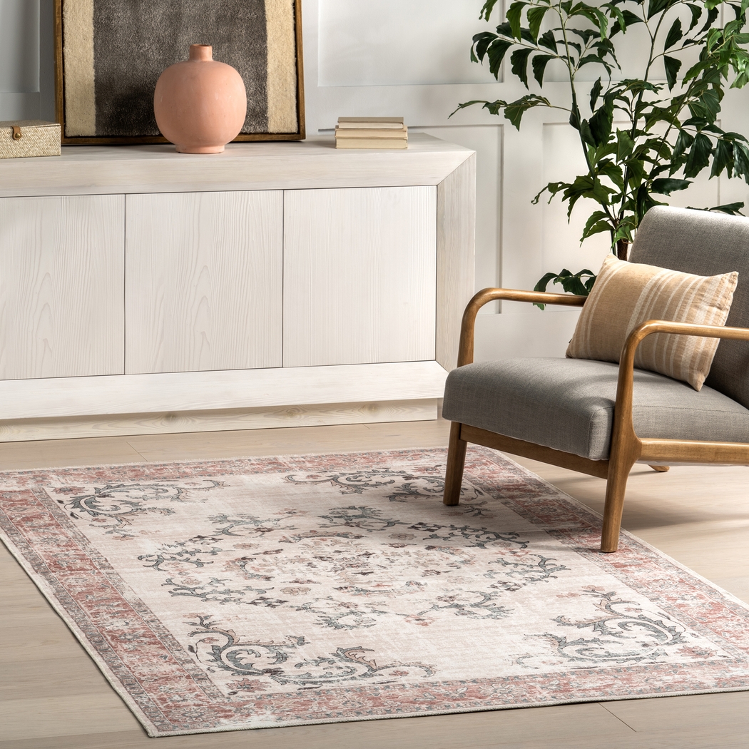 Iruna Light Gray 8' x 10' Rug - Thumbnail - Image 2