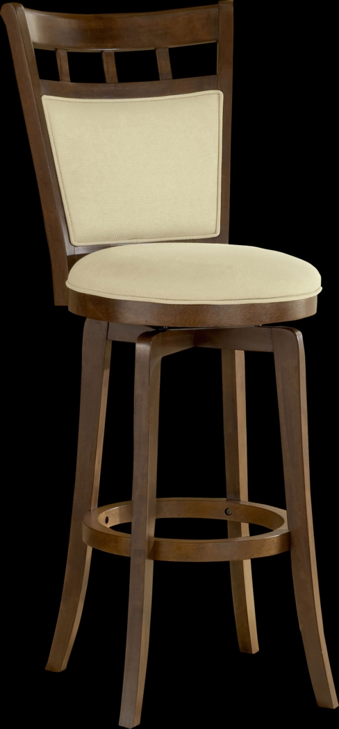 Irwell Ivory Swivel Barstool - Thumbnail - Image 1