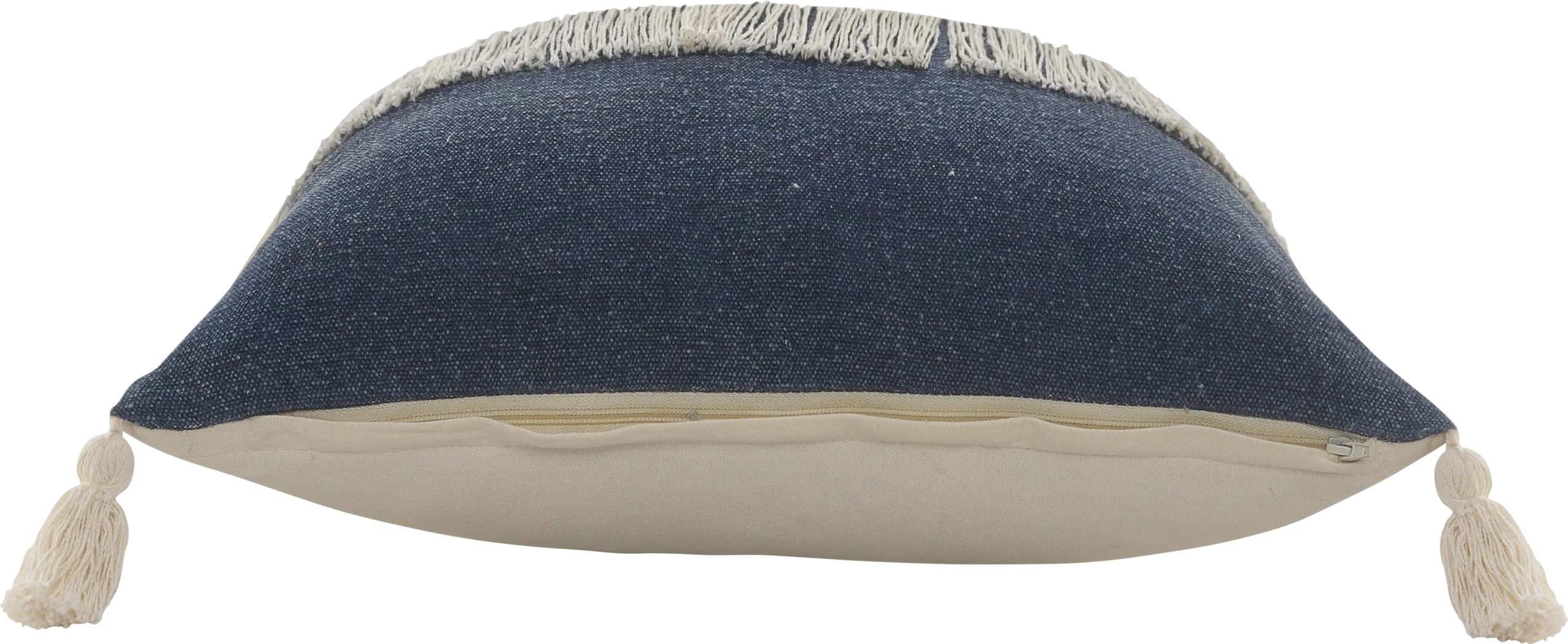 Isaam Cream/Navy Pillow, Set of 2 - Thumbnail - Image 3