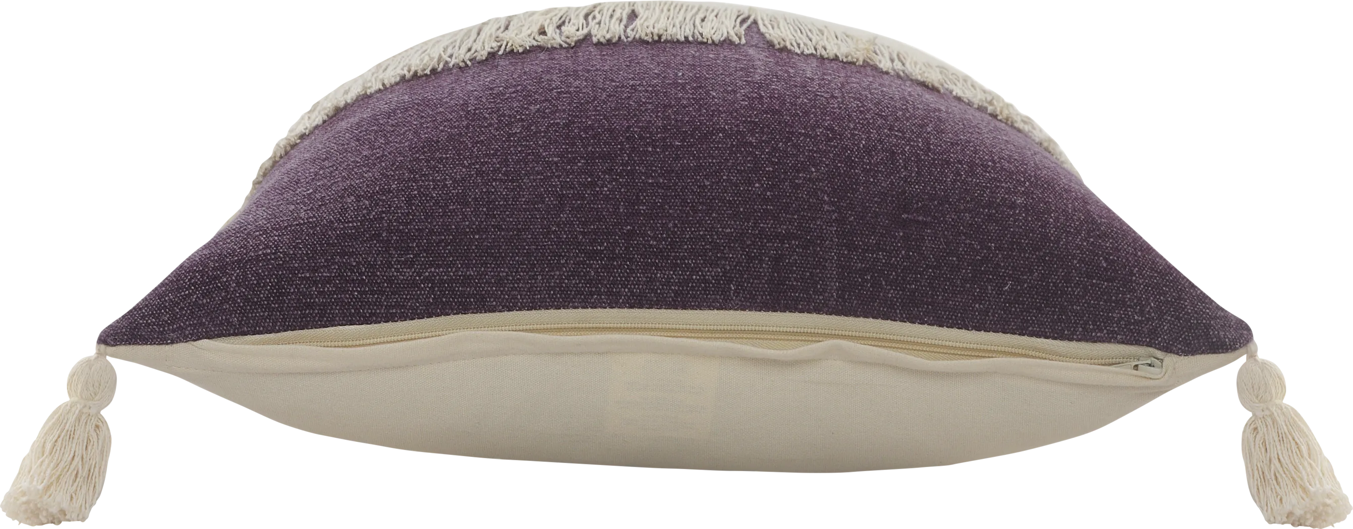 Isaam Cream/Purple Pillow, Set of 2 - Thumbnail - Image 3