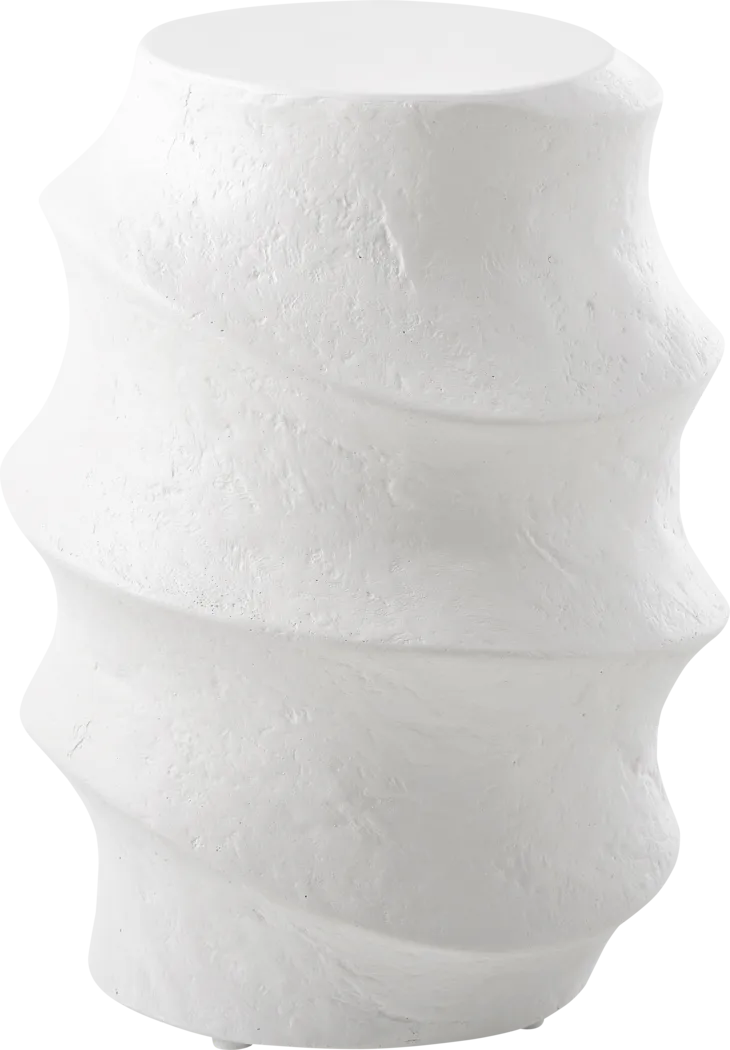 Isadi White Outdoor End Table - Thumbnail - Image 3