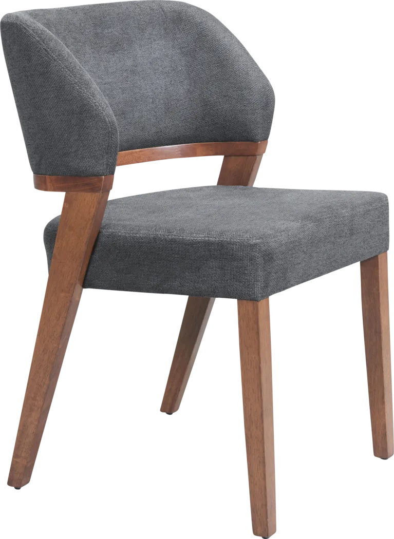 Isaev Gray Side Chair, Set of 2 - Thumbnail - Image 4
