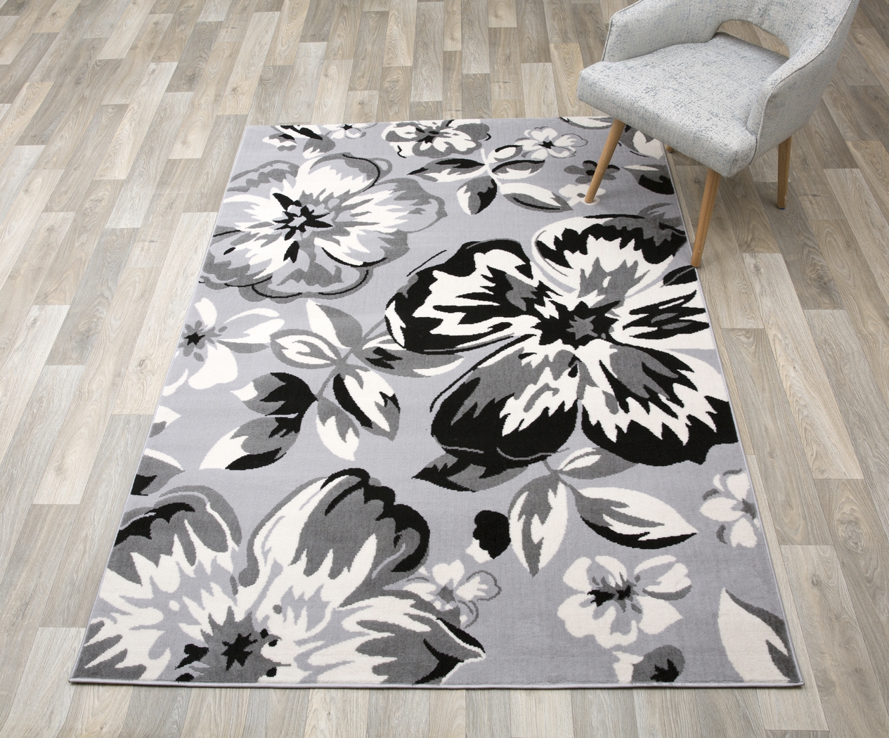 Iselana I Gray 5' x 7' Rug - Thumbnail - Image 3